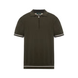 Polo with Short Zipper