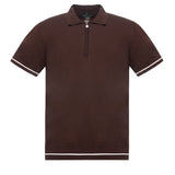 Polo with Short Zipper