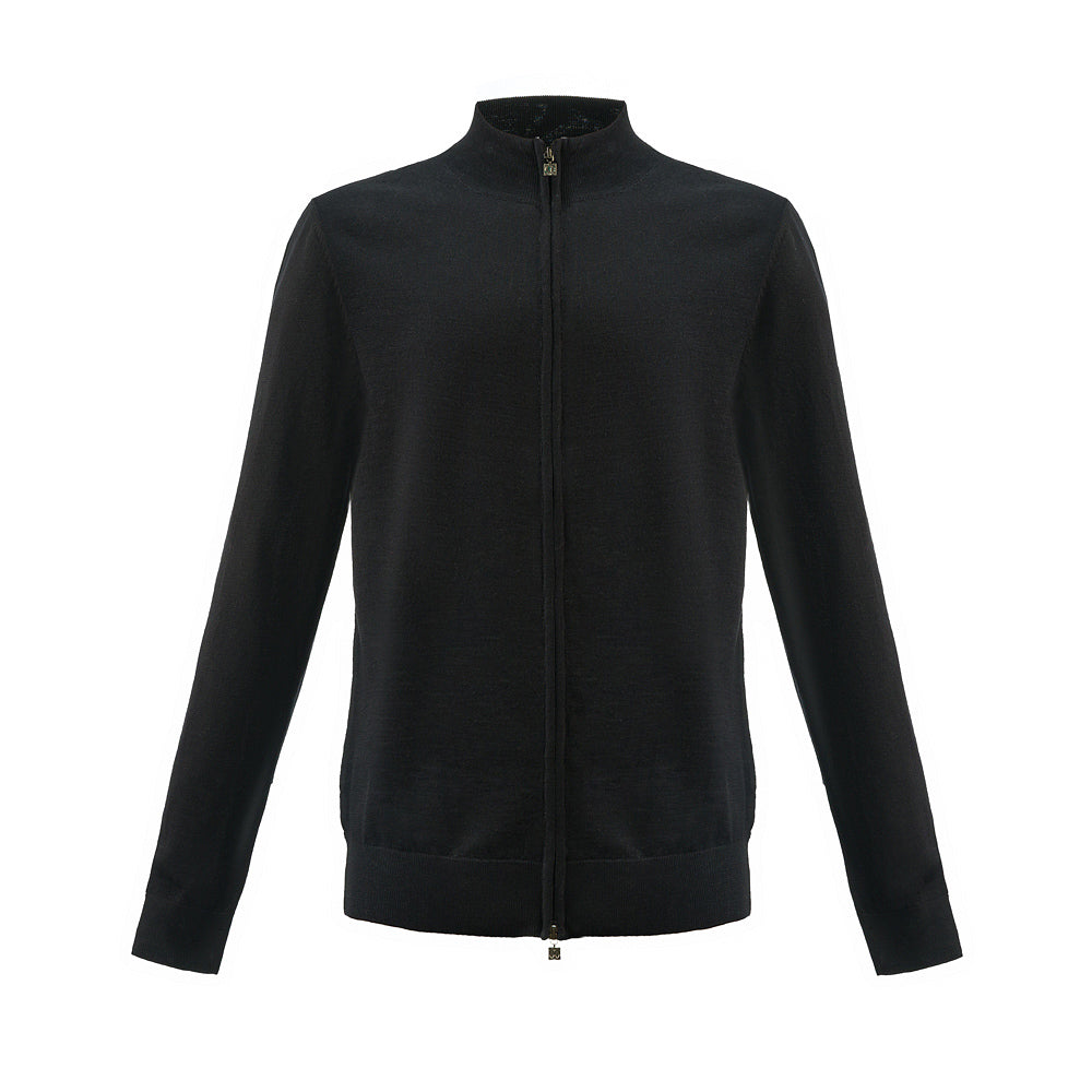 Wool Full-Zip Sweater
