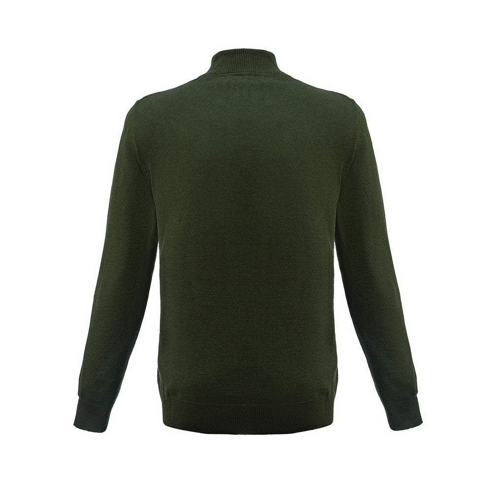 Wool Full-Zip Sweater