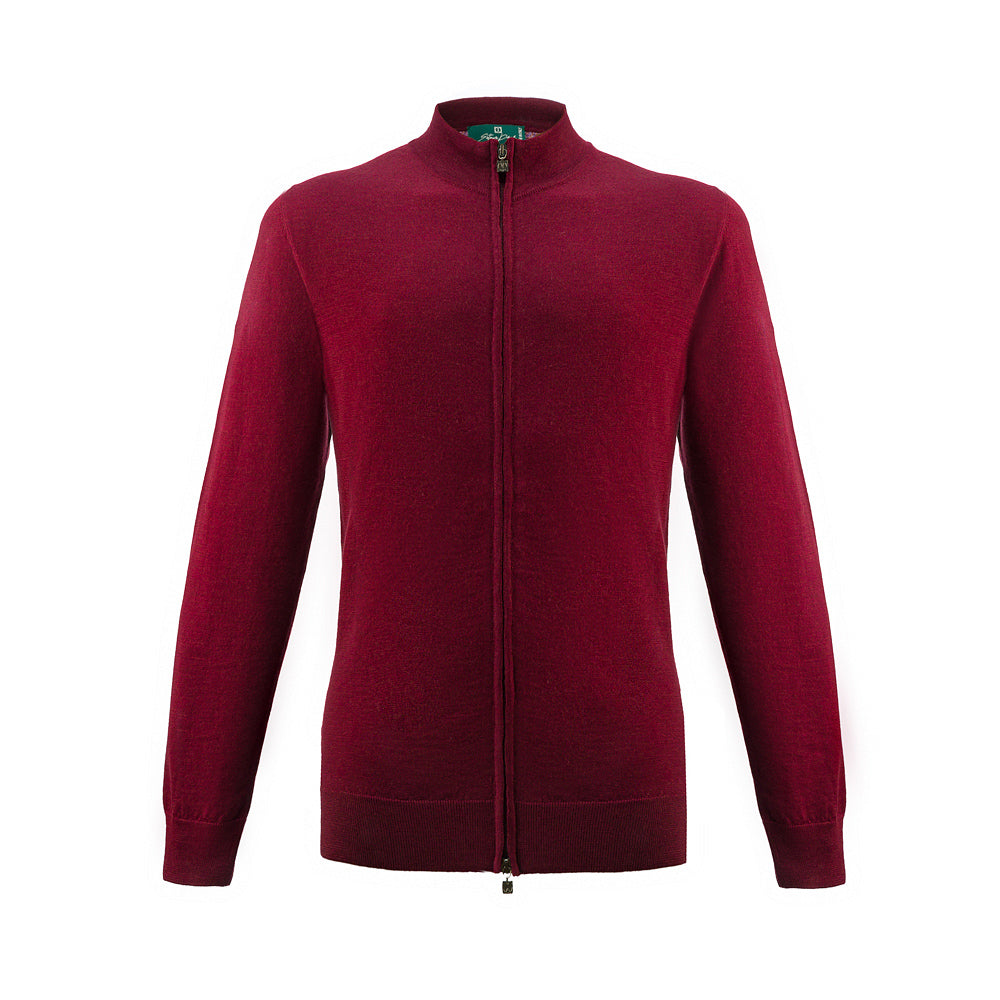 Wool Full-Zip Sweater