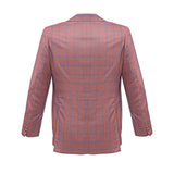 Trimmed Check Wool Blazer
