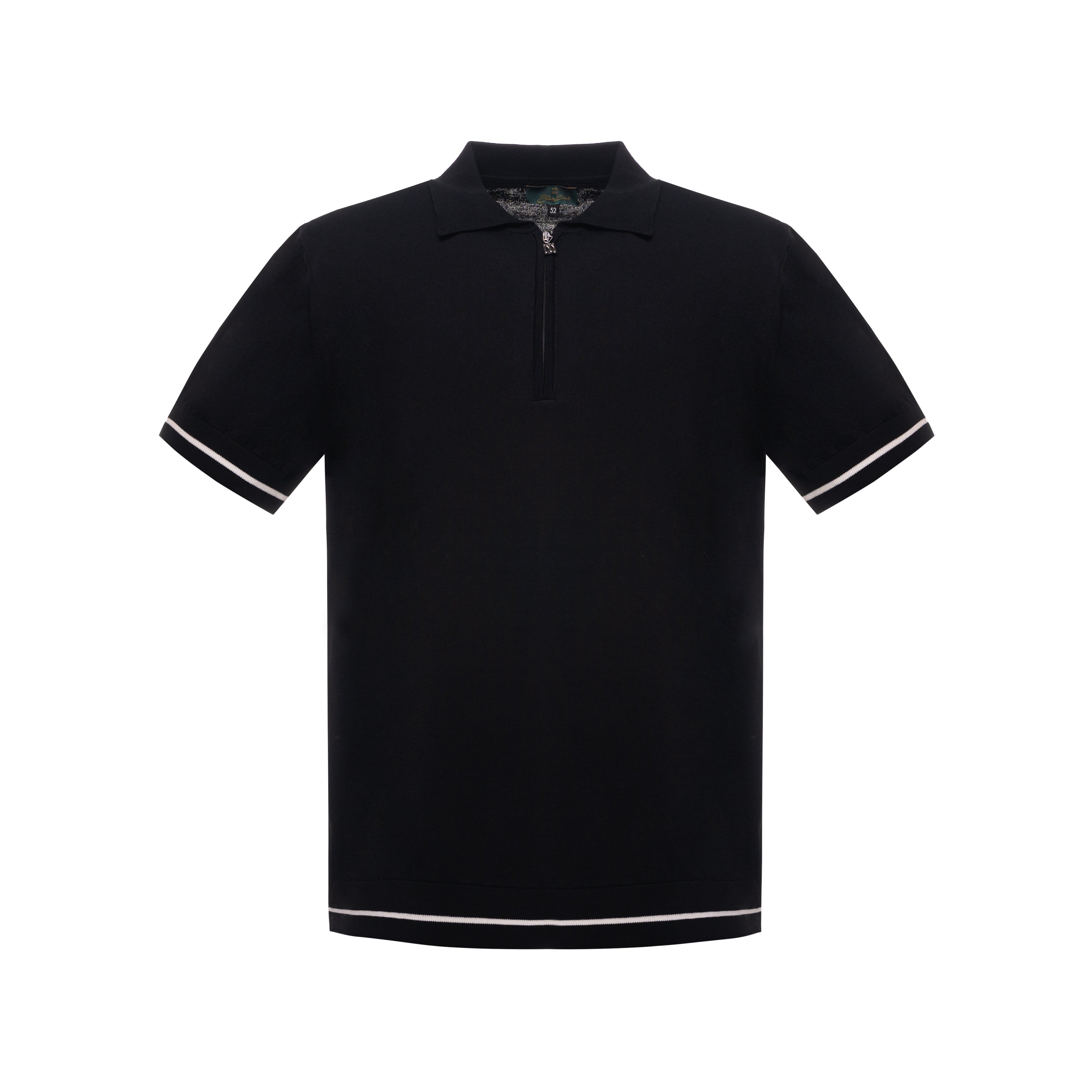 Polo with Short Zipper