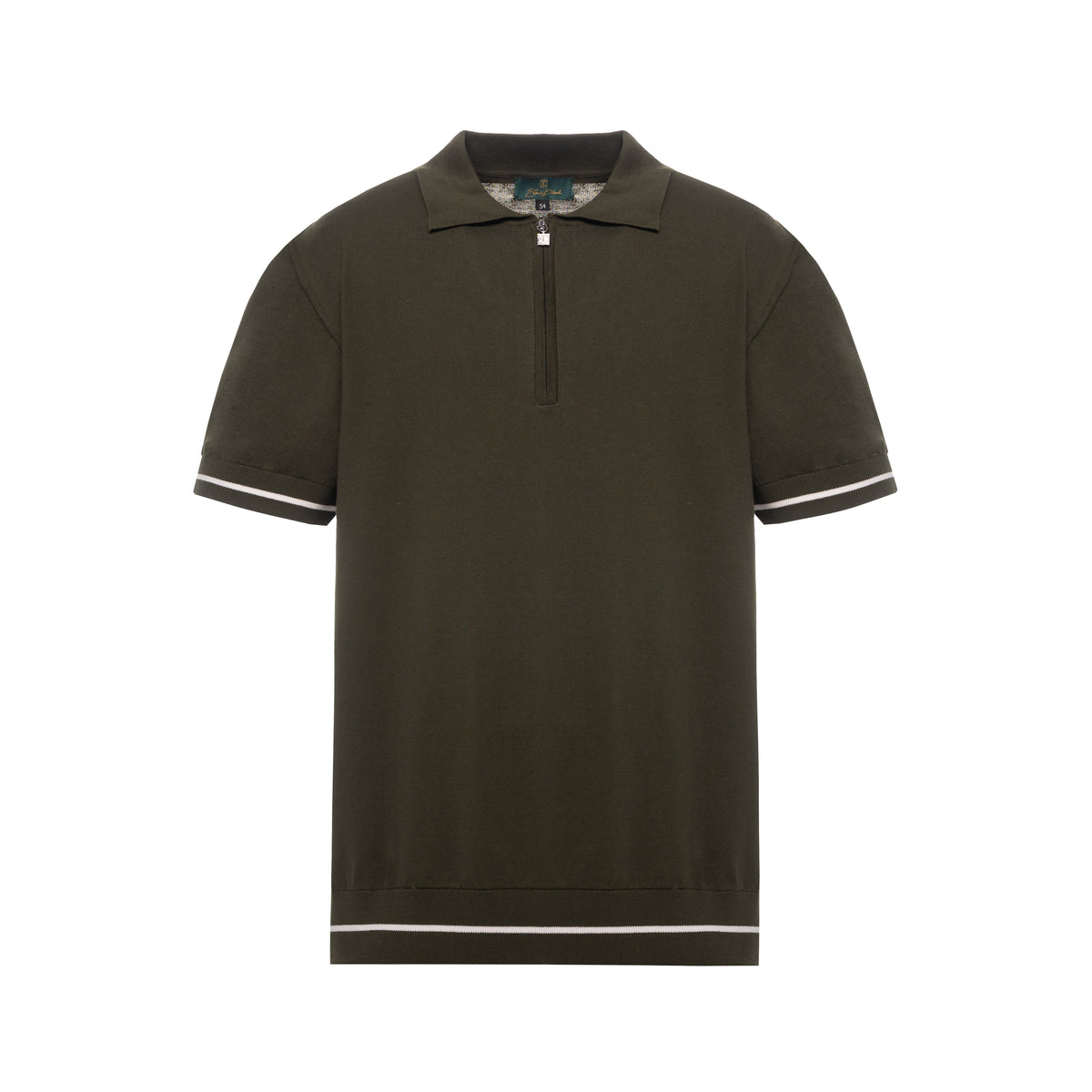 Polo with Short Zipper