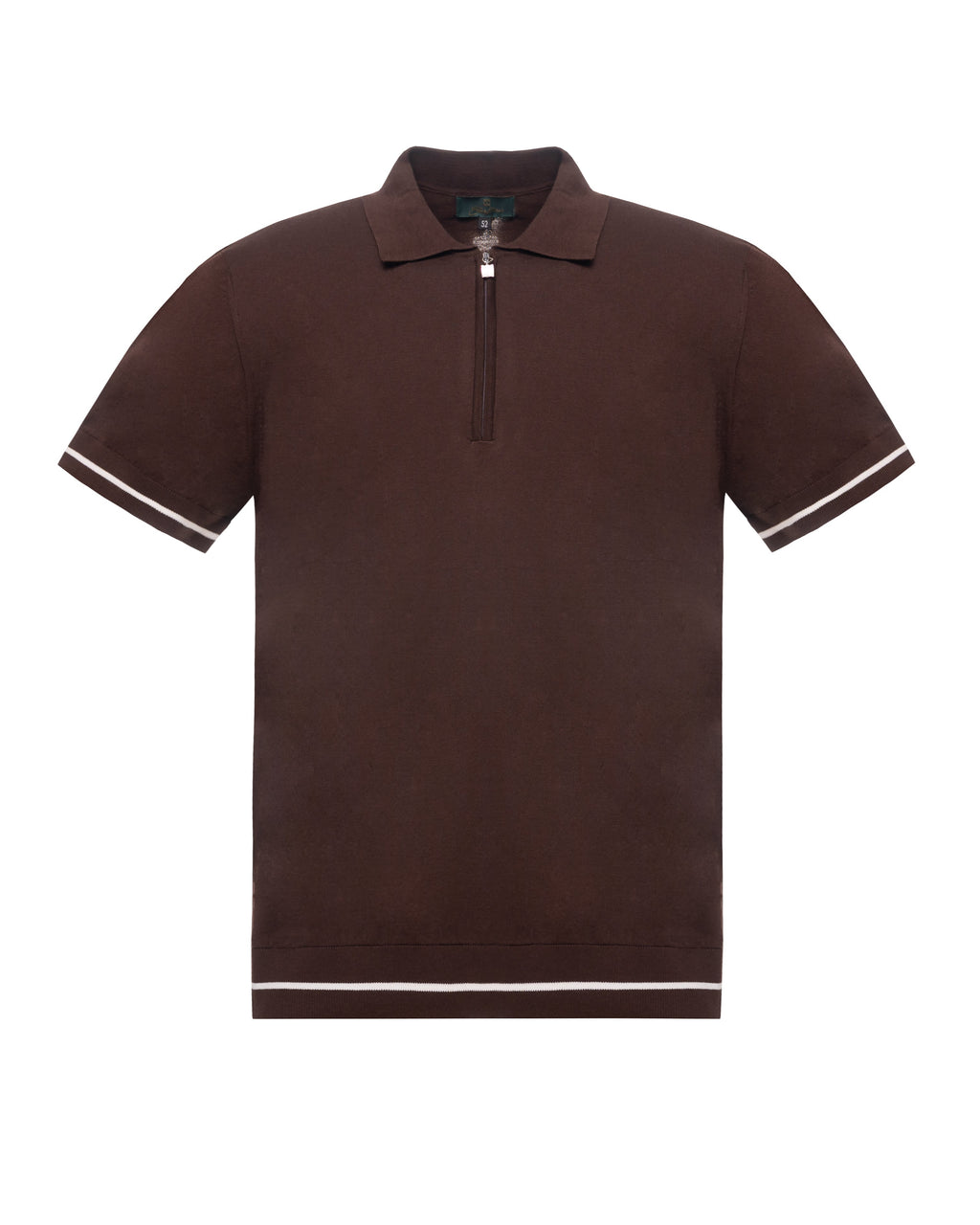 Polo with Short Zipper