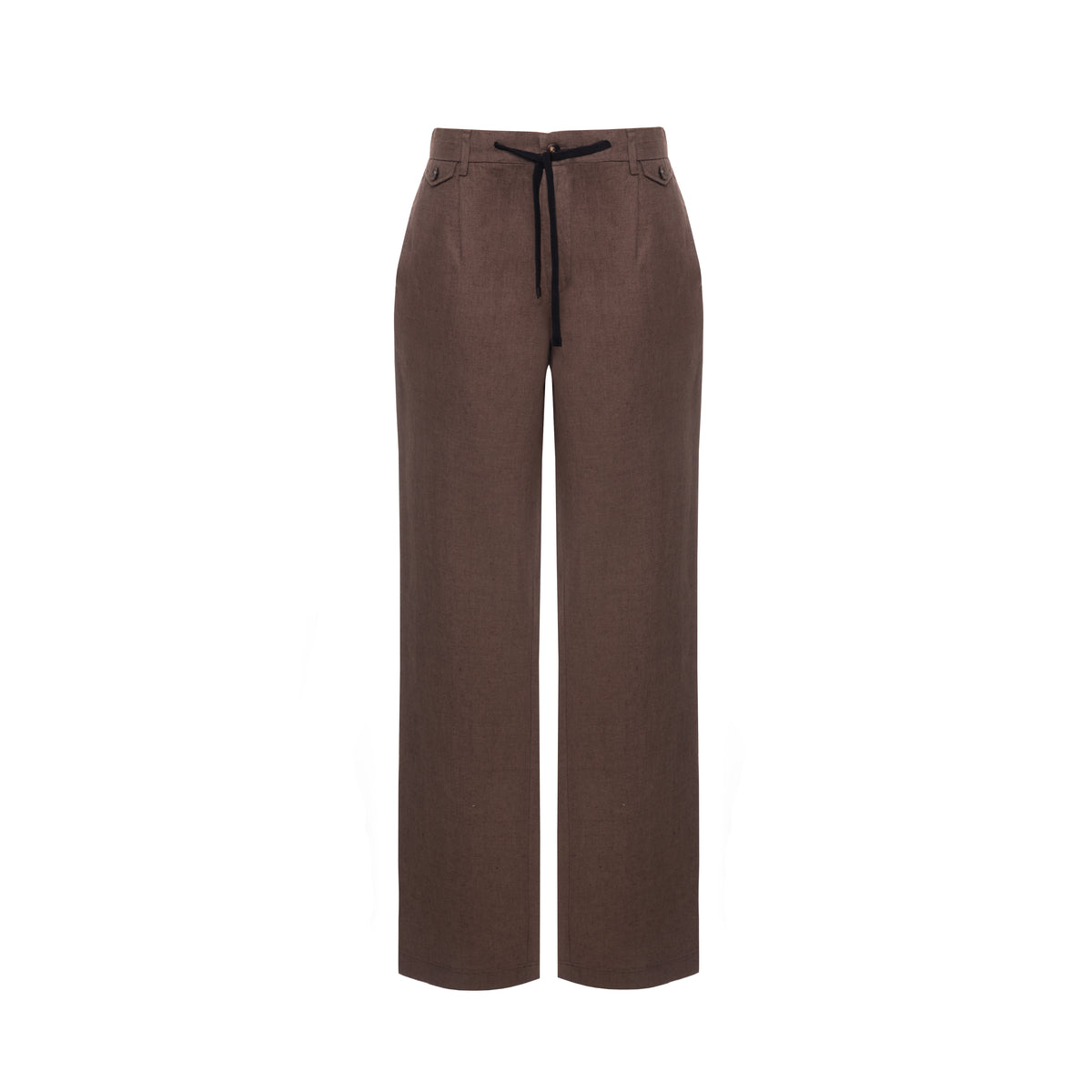 Classic trousers with elastic waistband