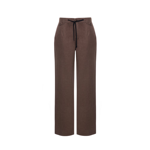 Classic trousers with elastic waistband - view 2