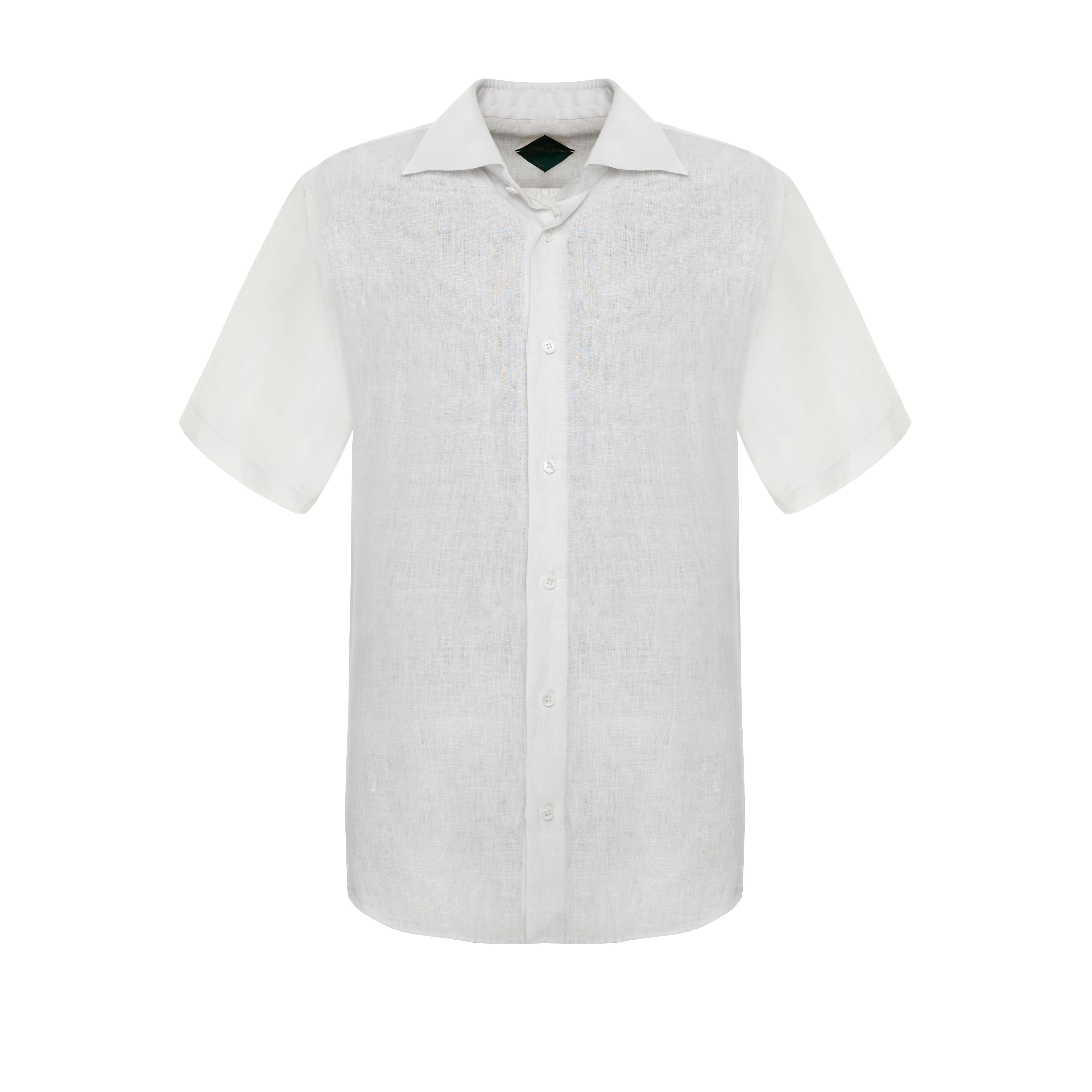 Classic short sleeve linen shirt