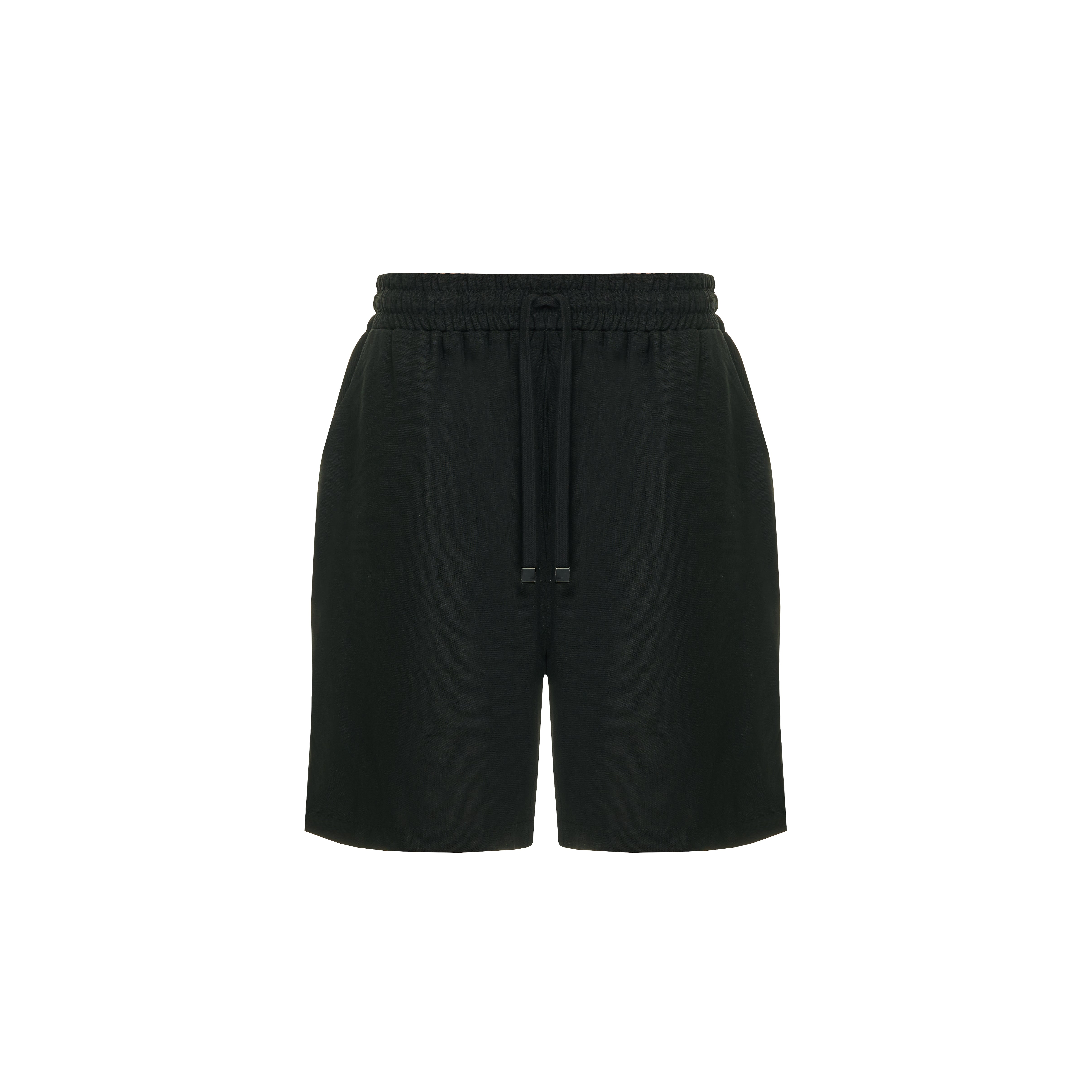 Elastic waist shorts