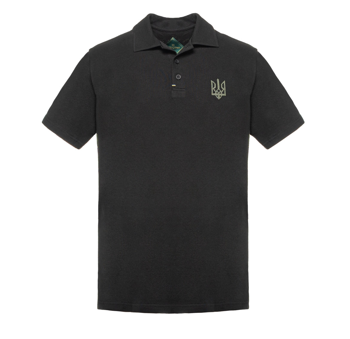 Polo Shirt with embroidery "Ukrainian trident"