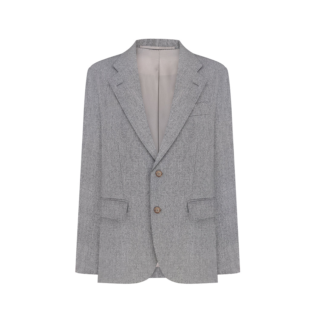 Wool Double-Breasted Blazer