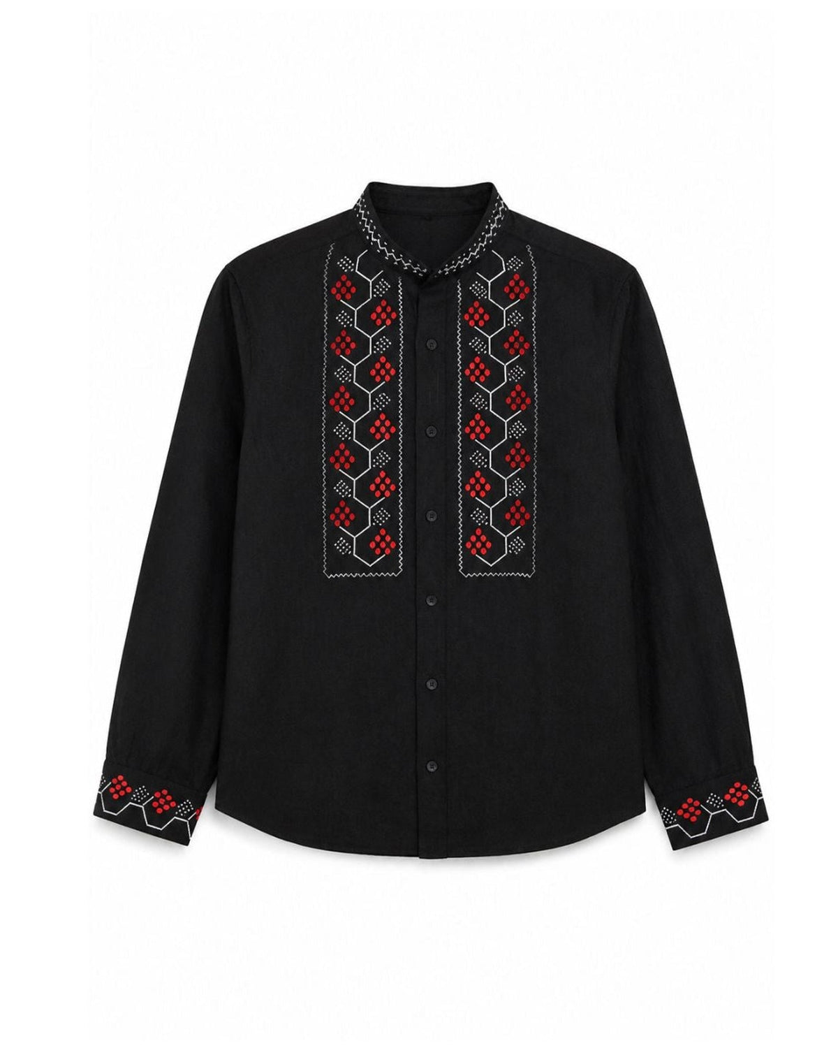 Embroidered Shirt “The Force That Holds the World” - product shot