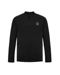 The President's Polo with Embroidered Trident and Stand-Up Collar - product shot