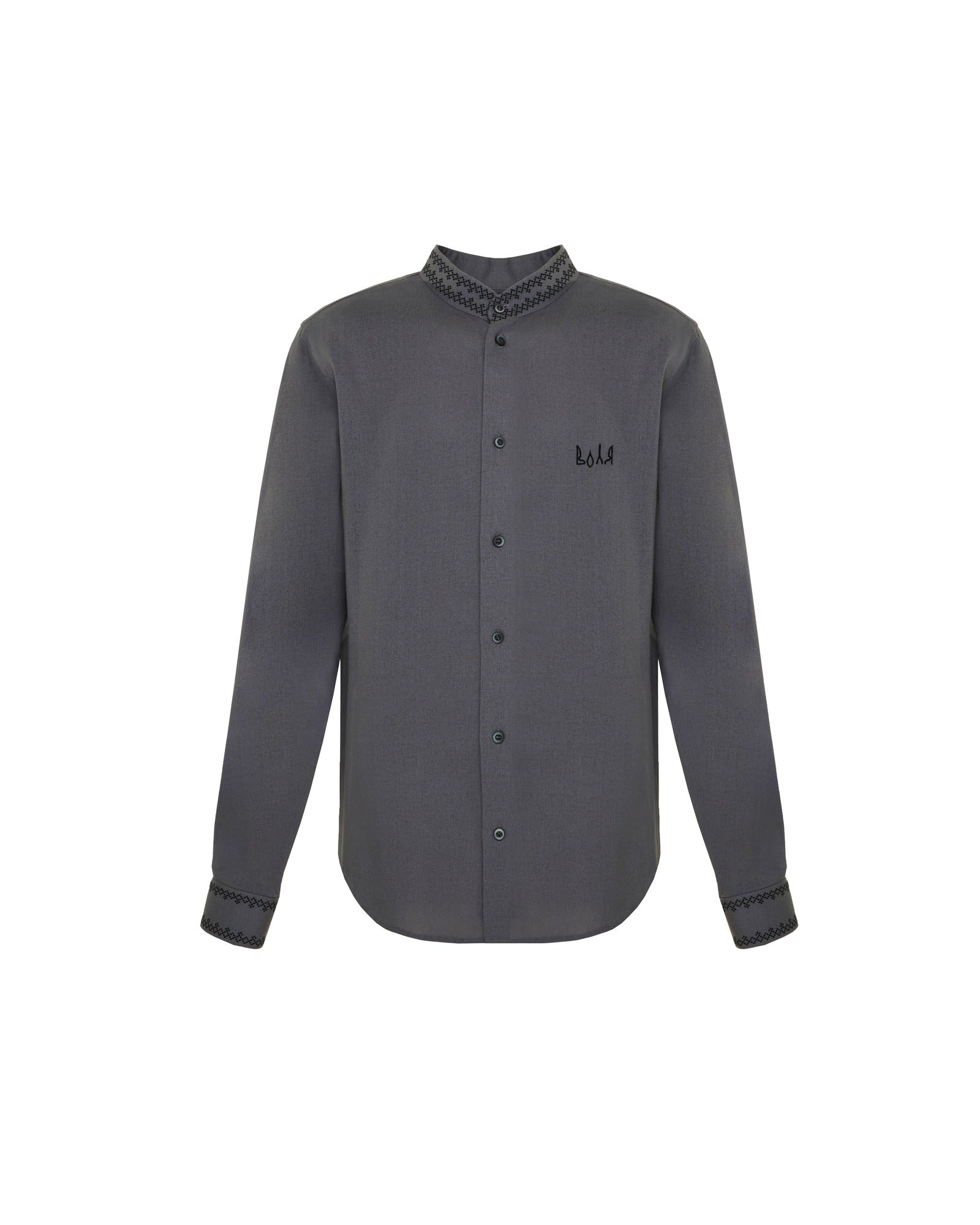 Shirt with embroidery "Volya" - product shot