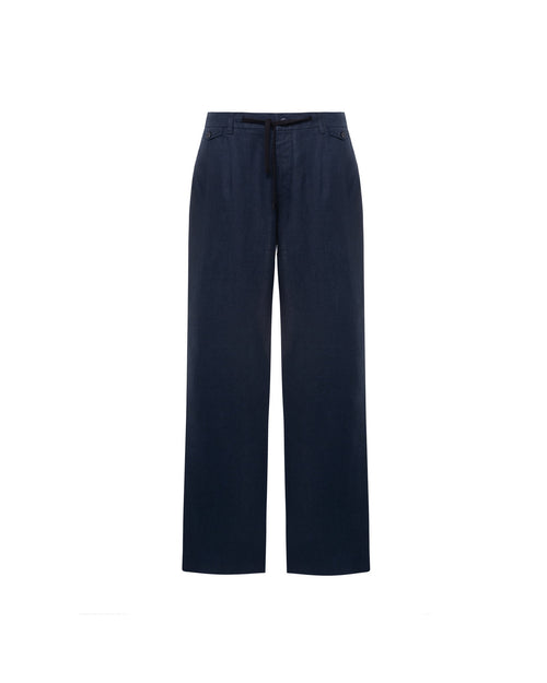 Classic trousers with elastic waistband - product shot