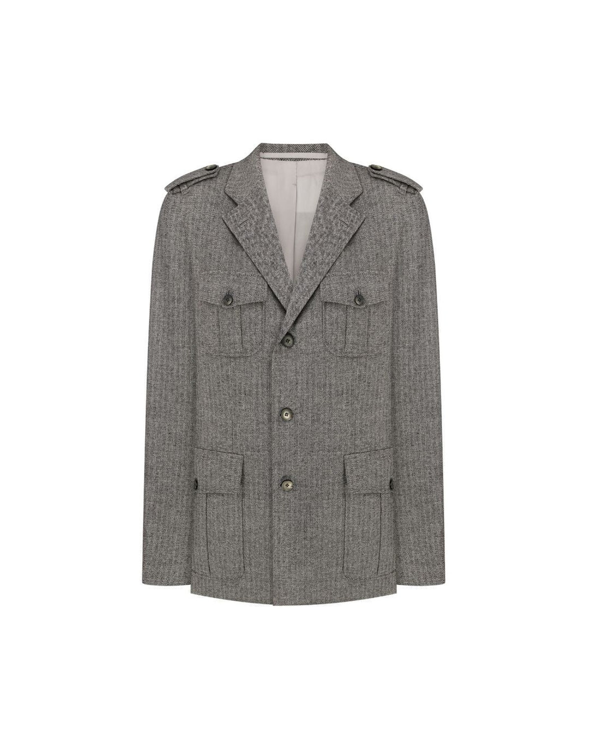 Three-Button Safari Blazer - product shot