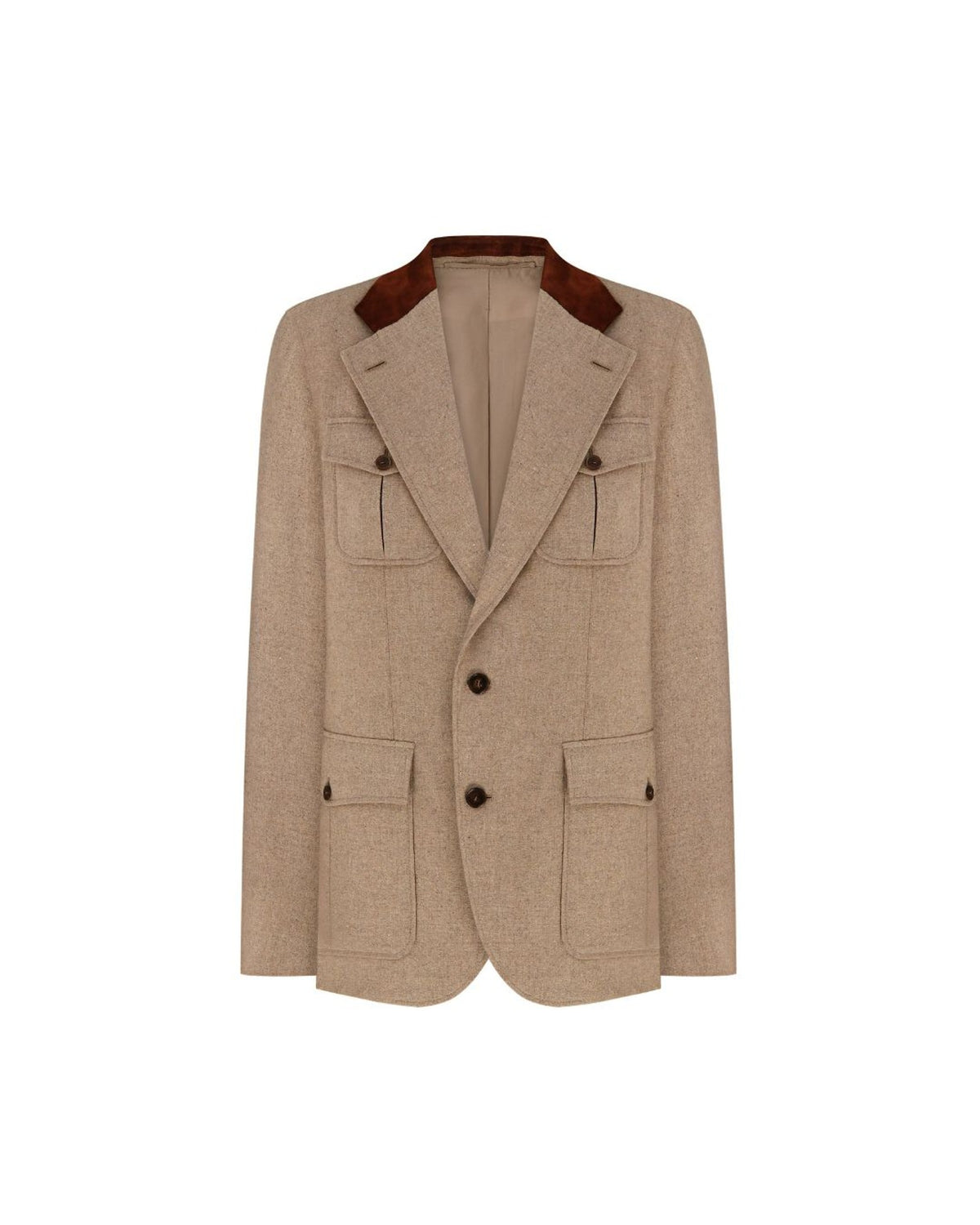 Three-Button Safari Blazer - product shot