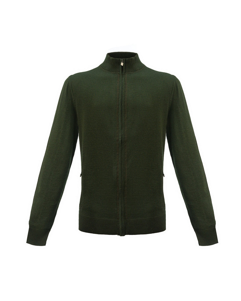 Wool Full-Zip Sweater - product shot
